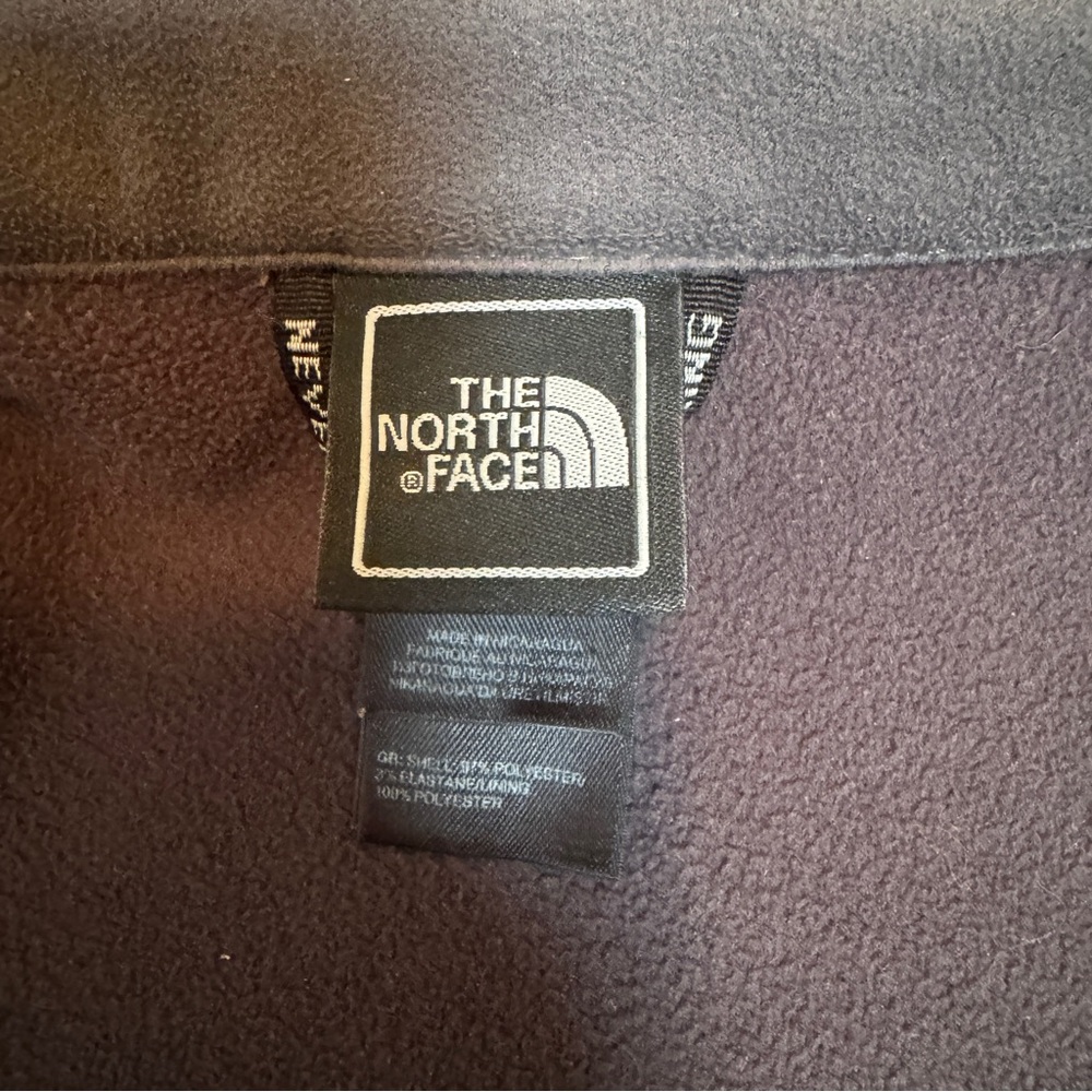 The North Face Apex Bionic Jacket Black Gray Full Zip Soft Shell Jacket Womans M - Picture 10 of 12